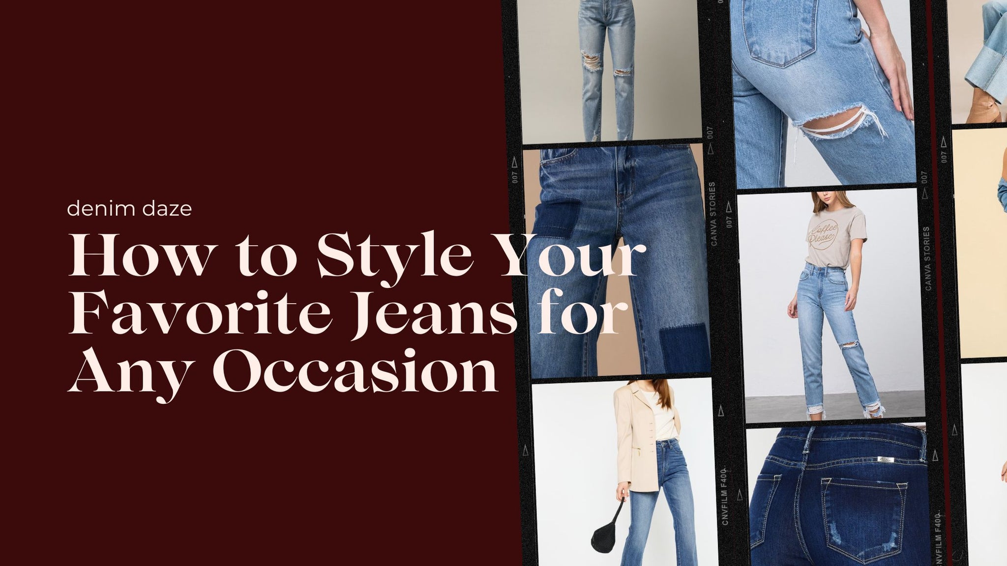 How to style your favorite jeans blog post