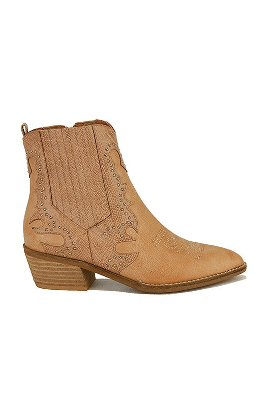 Let's See Style Tina Western Booties