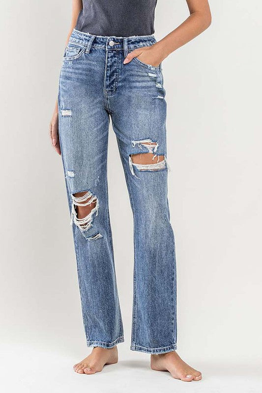 Flying Monkey 90's Vintage Slim Straight Jeans