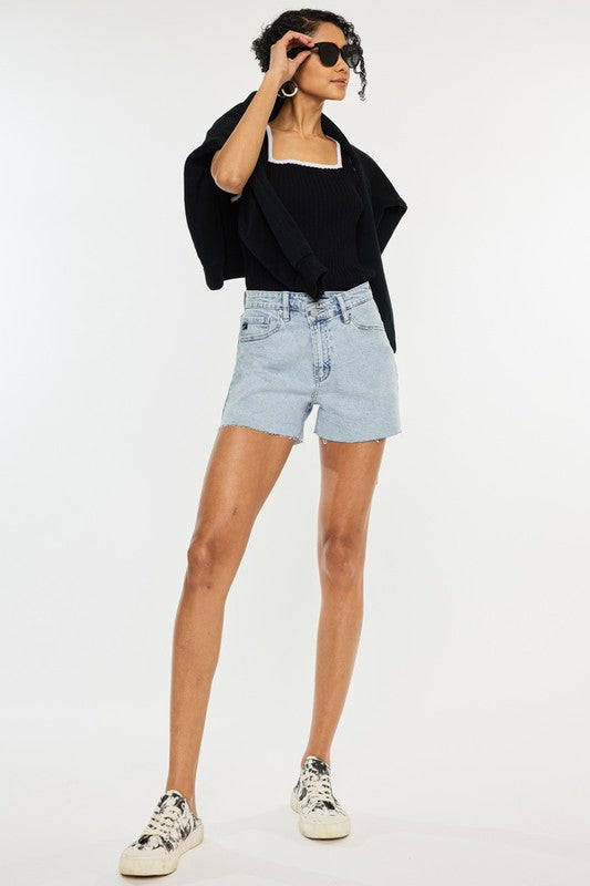 Kancan High Rise Crossover Shorts