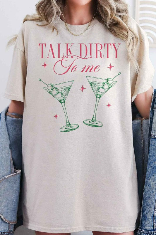 Talk Dirty to Me Martini Graphic Tee