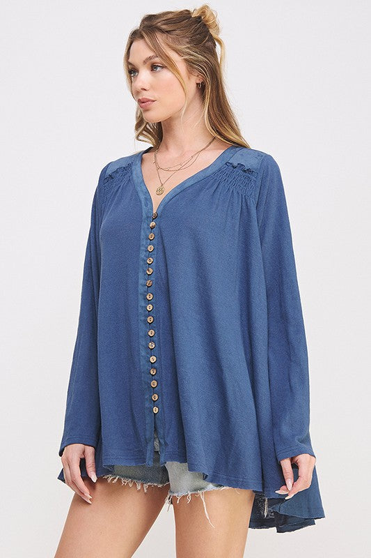 Jade by Jane Plus V-Neck Oversized Tunic