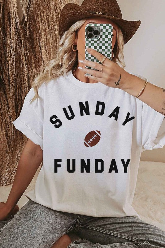 Sunday Funday Football Graphic Tee