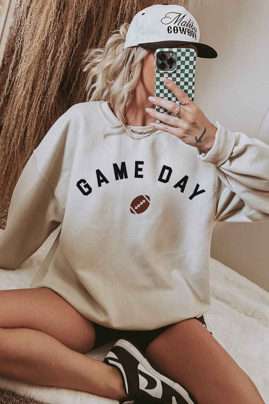 Game Day Football Graphic Sweatshirt