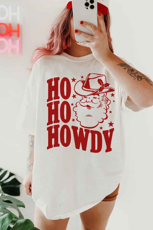 Ho Ho Howdy Santa Graphic Tee