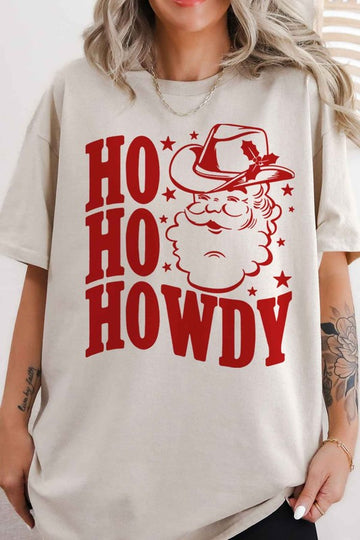 Ho Ho Howdy Santa Graphic Tee