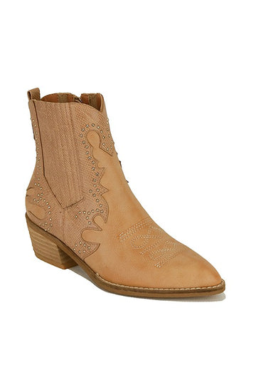 Let's See Style Tina Western Booties