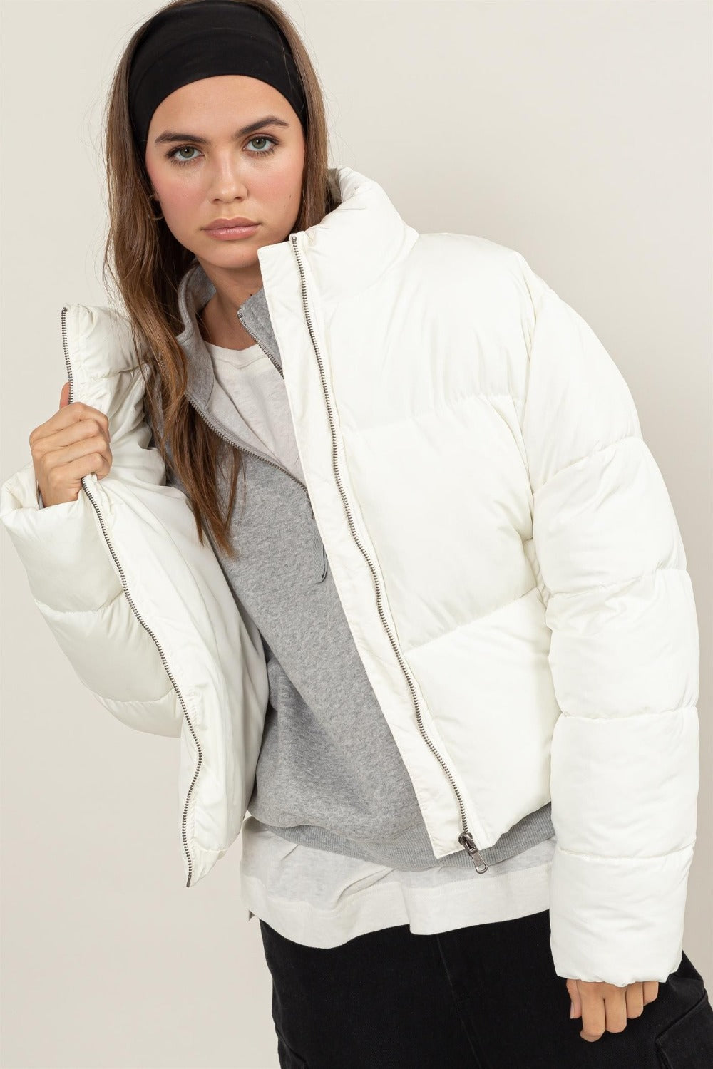 HYFVE Quilted Back Puffer Jacket