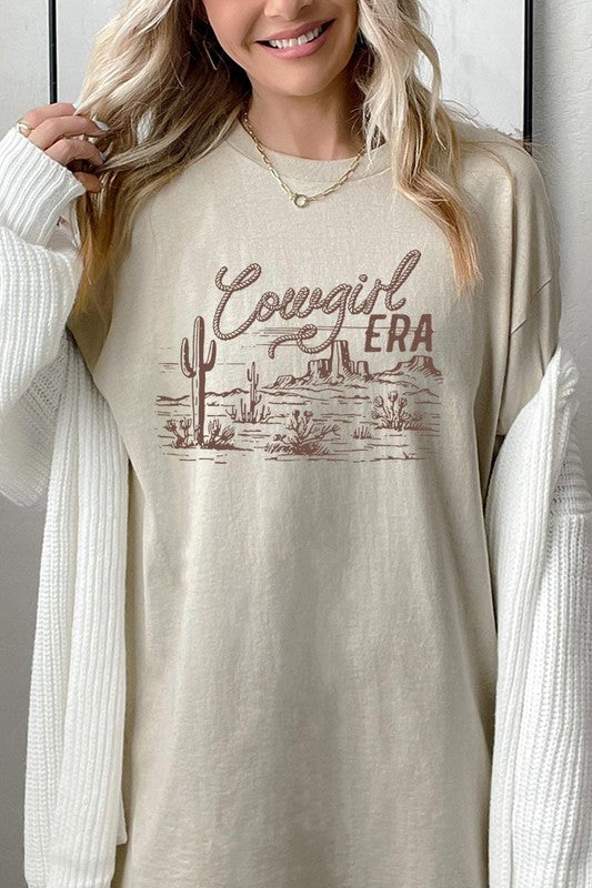 Cowgirl Era Graphic Plus Heavyweight T Shirts