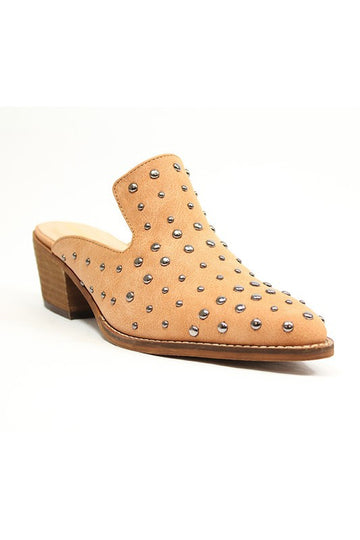 Let's See Style Cara Studs Mules