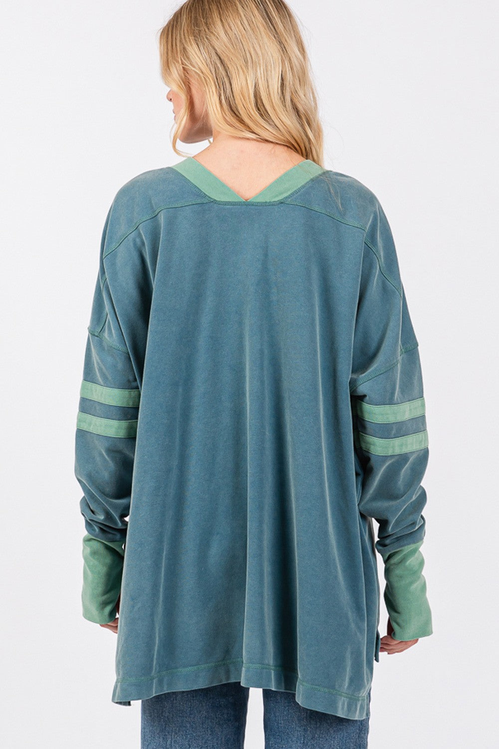 SAGE + FIG Mineral Wash Contrast Top